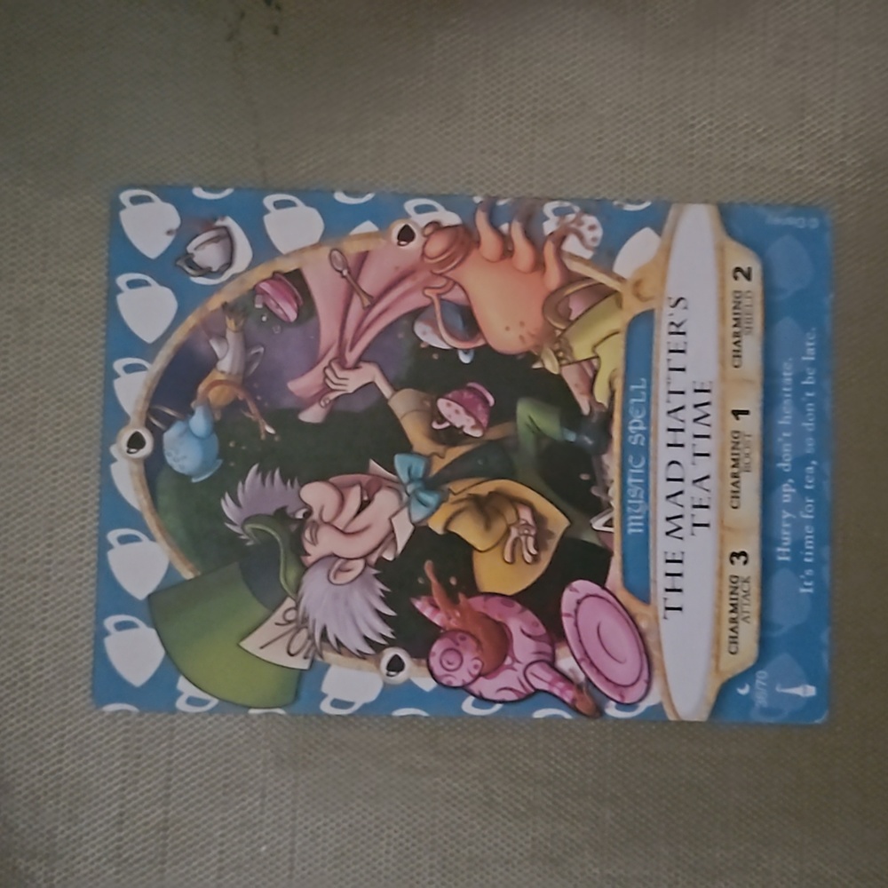 The Mad Hatter's Tea Time Sorcerer's of The Magic Kingdom Card
